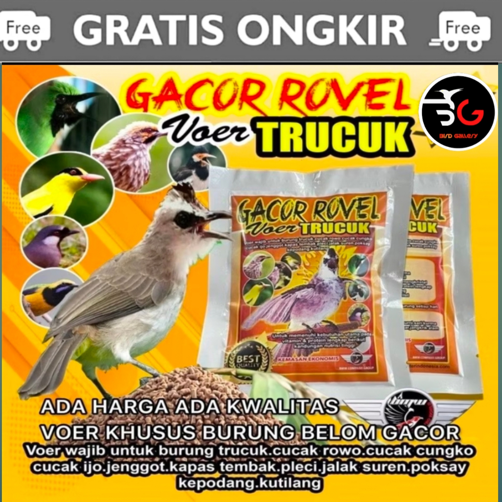 VOER GACOR ROVEL TRUCUK VOER TRUCUK GACOR ROVEL KEMASAN POUNCH