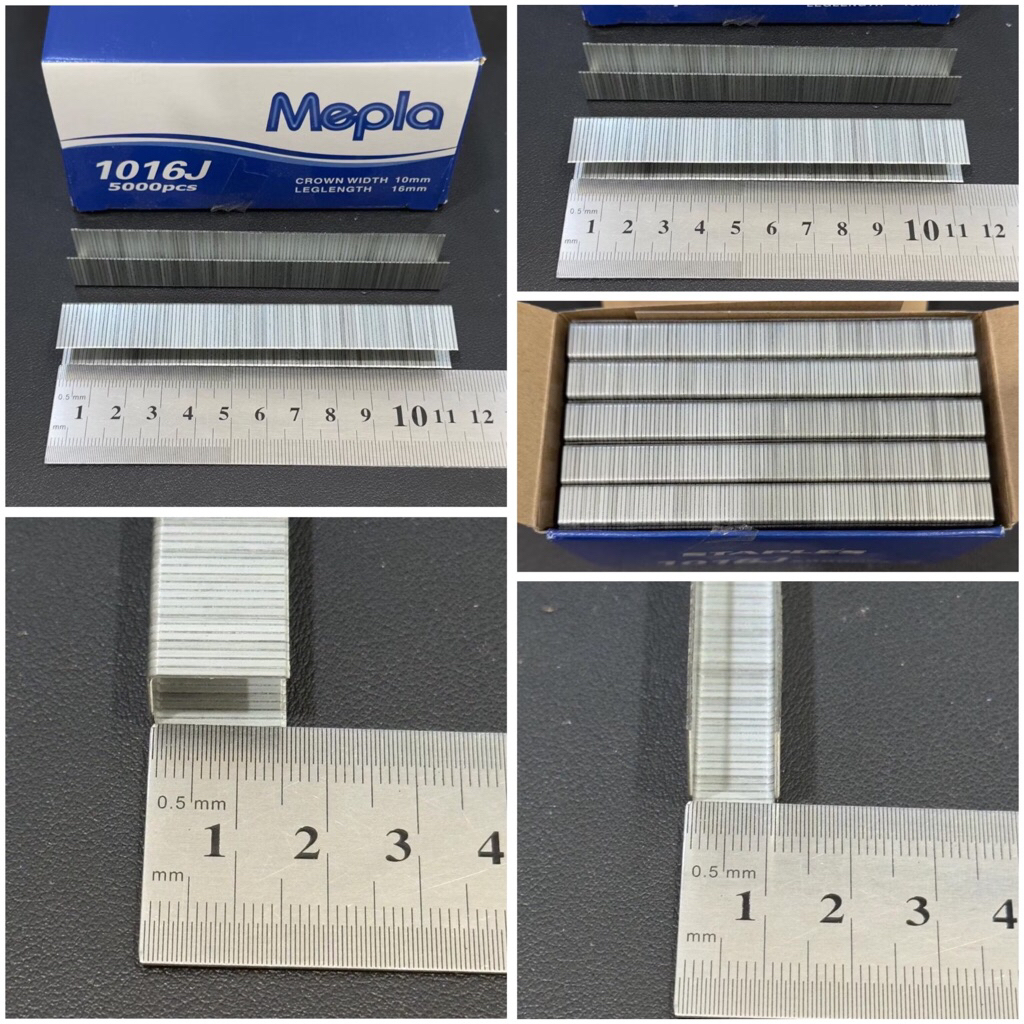 MEPLA 1016J isi staples air gun nailer 16mm refill paku tembak 5000pcs hekter angin stapler staple r