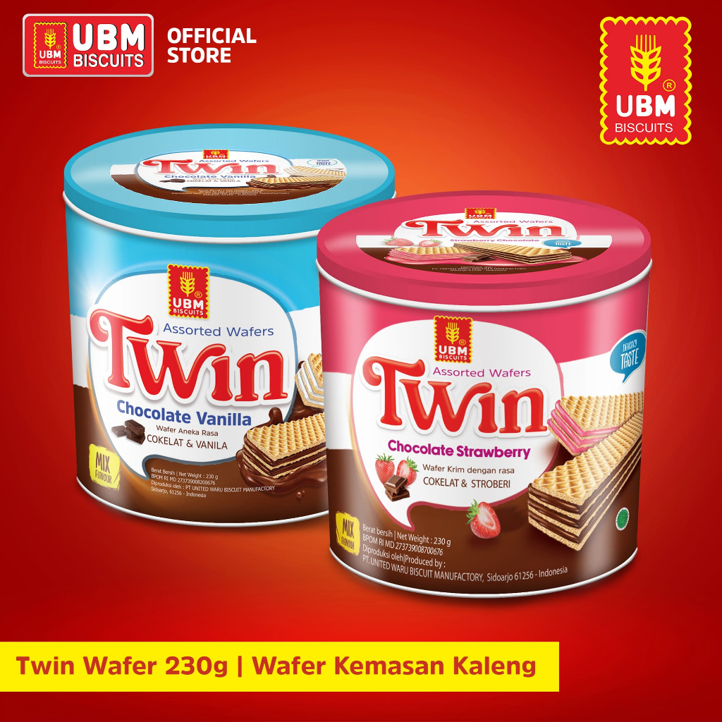 UBM Biscuit WAFER TWIN 2 Rasa 250gr UB