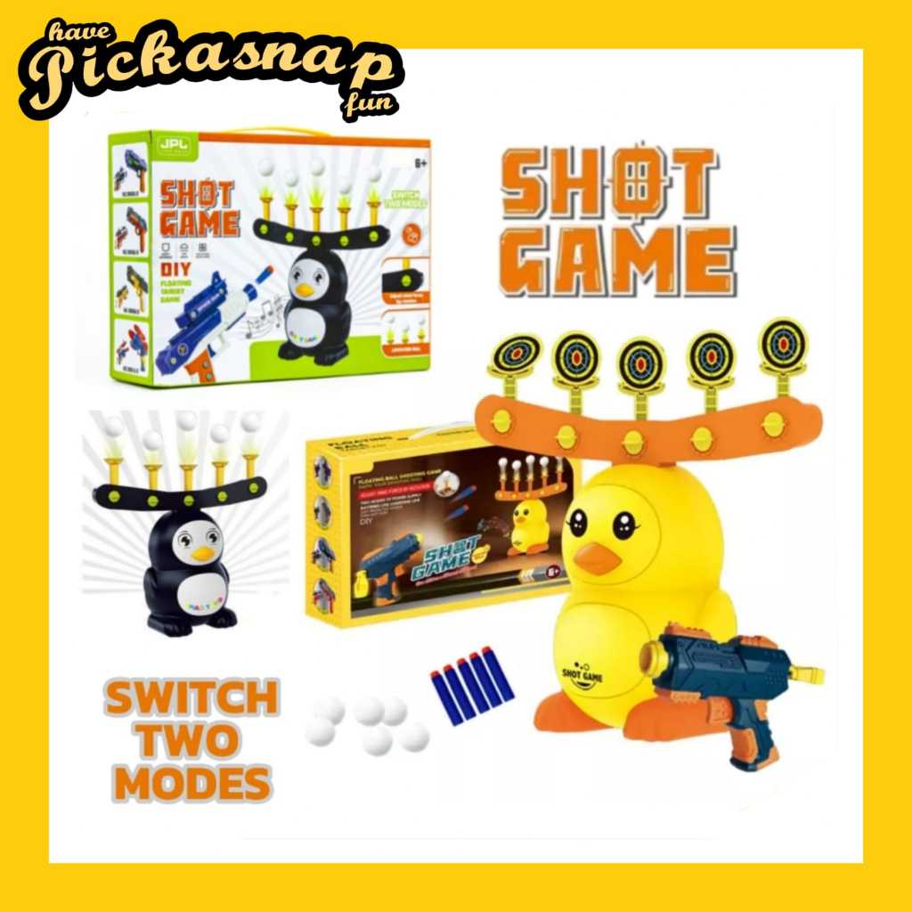 [Pickasnap] Floating hover shoot mainan tembak pistol air softgun target bola ngapung