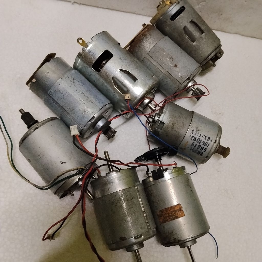 DC MOTOR UKURAN RS555 DINAMO MOTOR DC12-24V