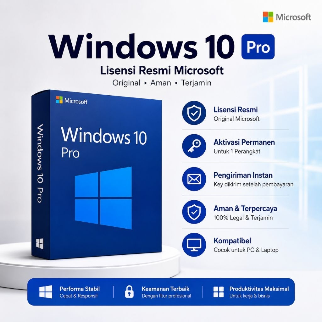 Lisensi Windows 10 Pro Original Key