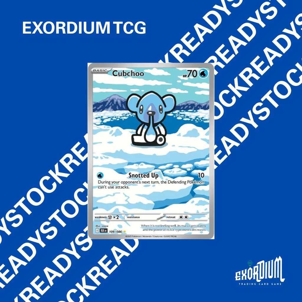 Cubchoo ENG AR 109/086 | Kartu Pokemon Inggris  Exotcg
