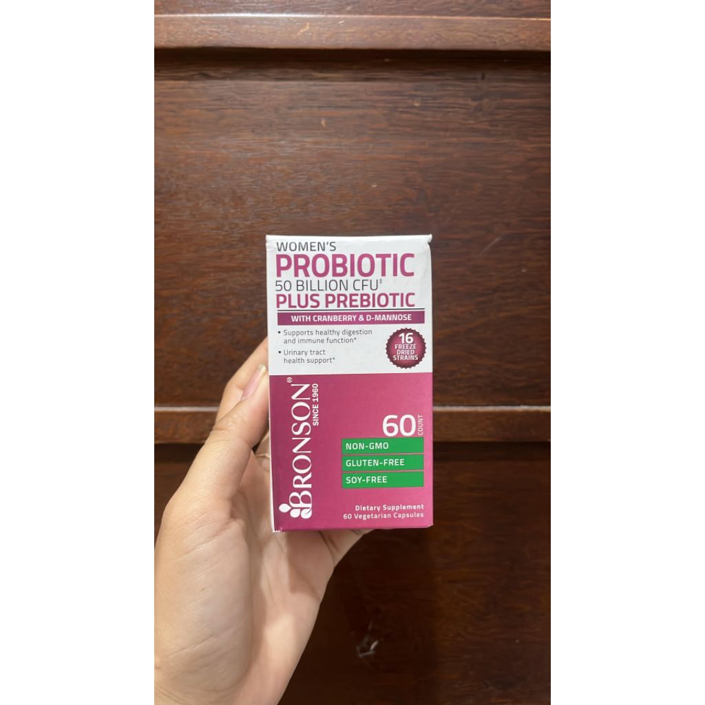 Bronson Probiotic 50 Billion CFU Plus Probiotic isi 60 Capsules