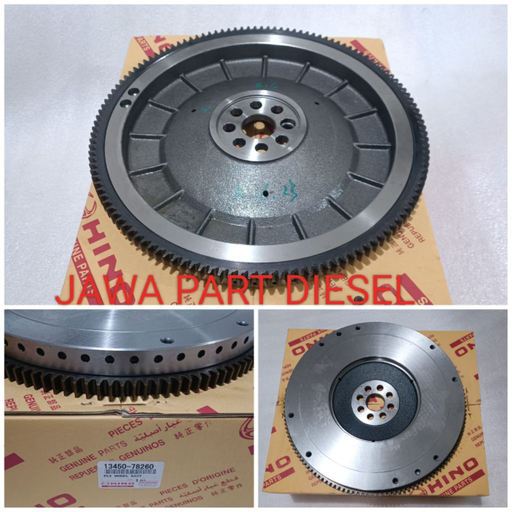 FLYWHEEL RODA GILA HINO DUTRO EURO 4 110PS 12" INCH ORIGINAL
