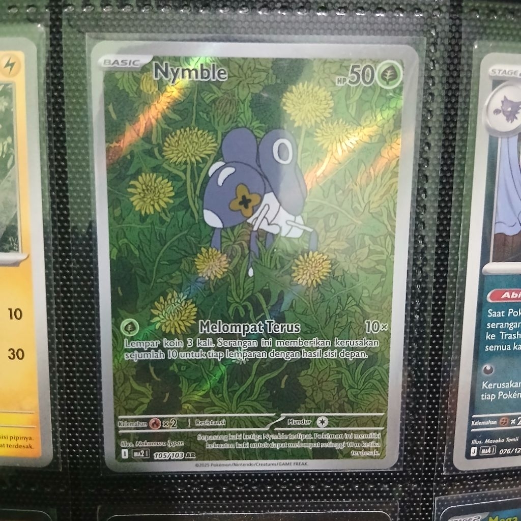 Nymble AR pokemon card | kartu pokemon nymble AR indo