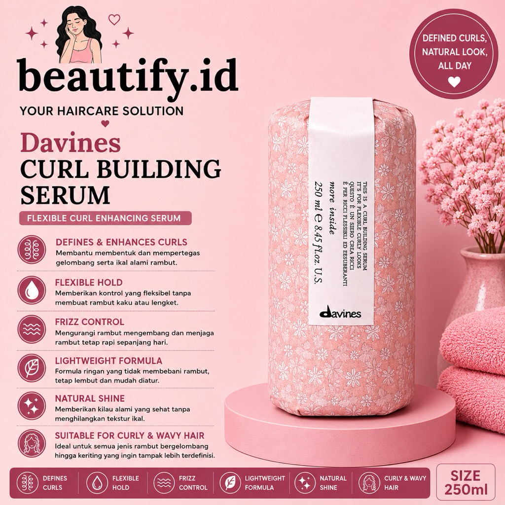 [100% ORI] Davines Curl Building Serum 250ml