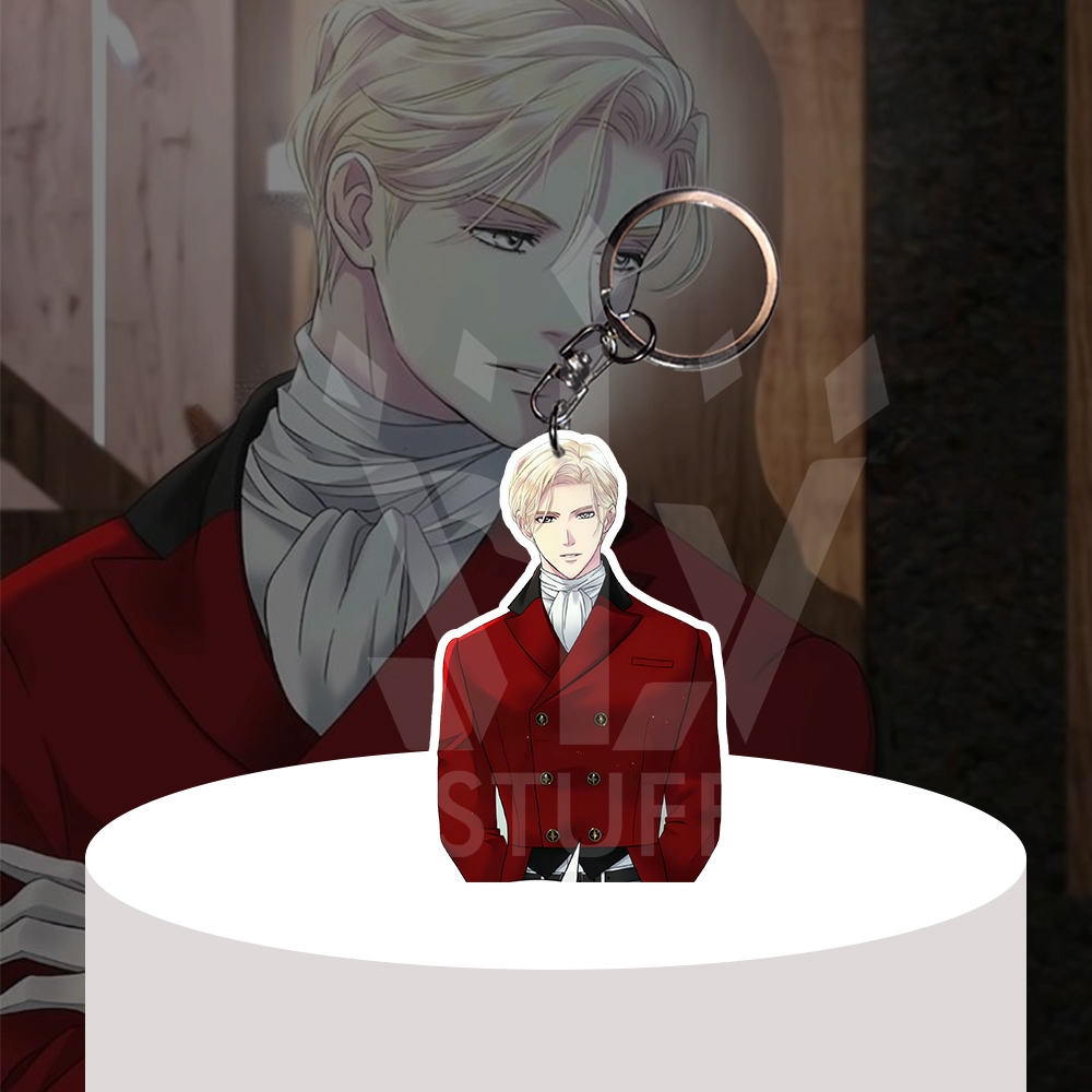 Gantungan Kunci / Gantungan HP Manhwa Webtoon The Problematic Prince - Bjorn Denister - Ganci Akrili