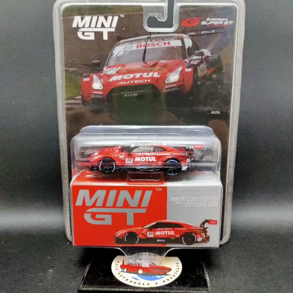 MINI GT SUPER GT NISSAN GTR R35 NISMO GT500 #23 MOTUL AUTECH GTR NISMO SUPER GT SERIES MGT595 BLISTE