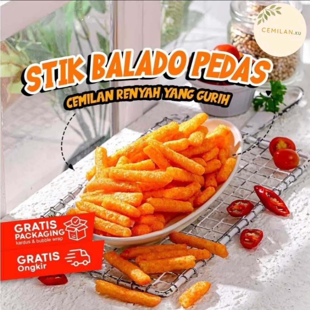 CEMILANku stik duo rasa pedas balado/ciki stik