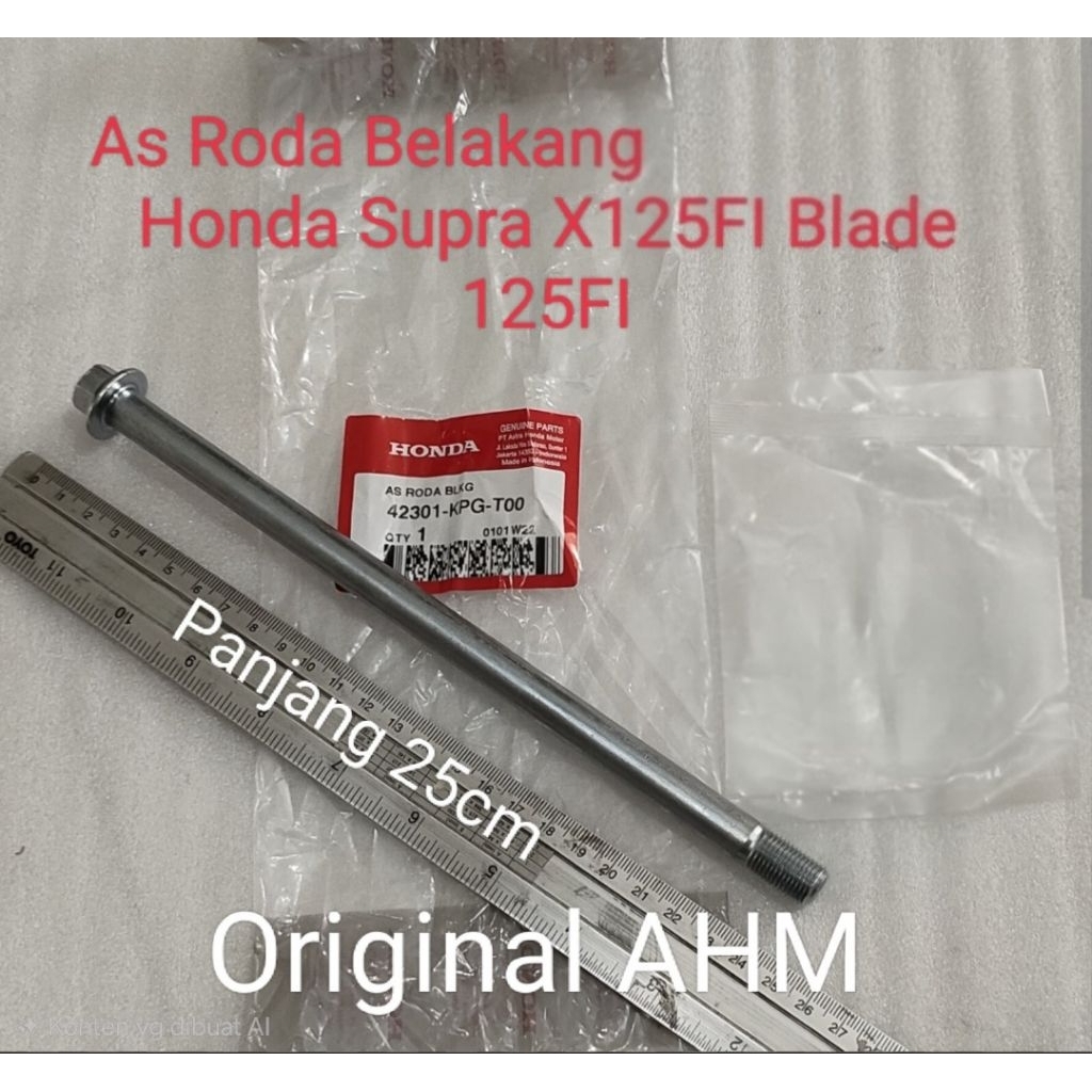 42301-KPG-T00  HGP 100% AS RODA BELAKANG Blade 110 K07A  SUPRA 125  K41 42301KPGT00