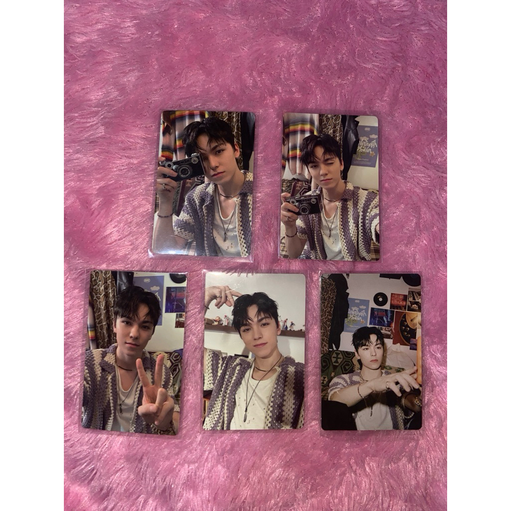 photocard officiall vernon seventeen heaven bundling