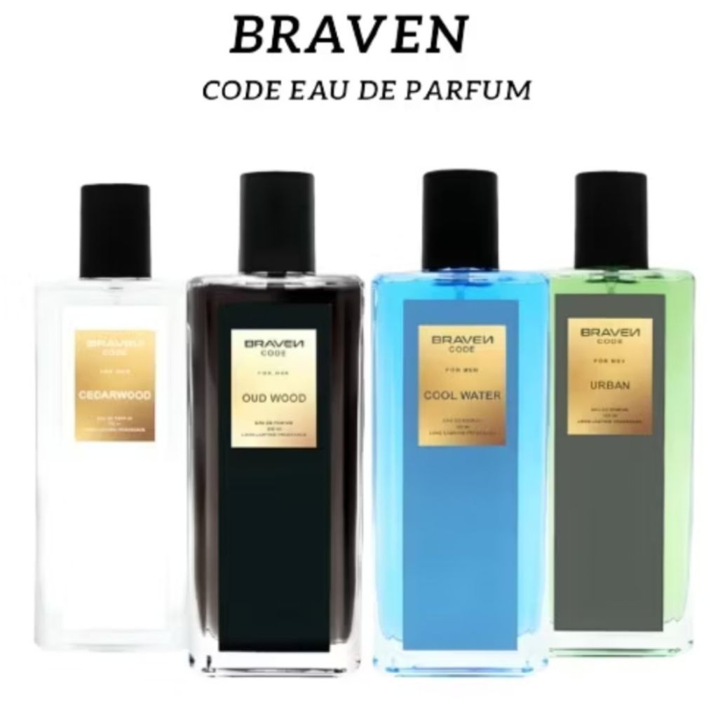 Braven Code Eau De Parfum Cool Water 100ml - Braven Code Eau De Parfum - Parfum Braven