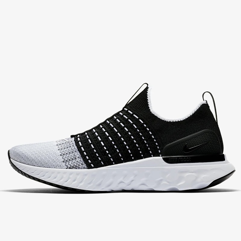 Nike React Phantom Run Flyknit 2 – Black/White-Dark Grey CJ0277-100 / CJ0280-001