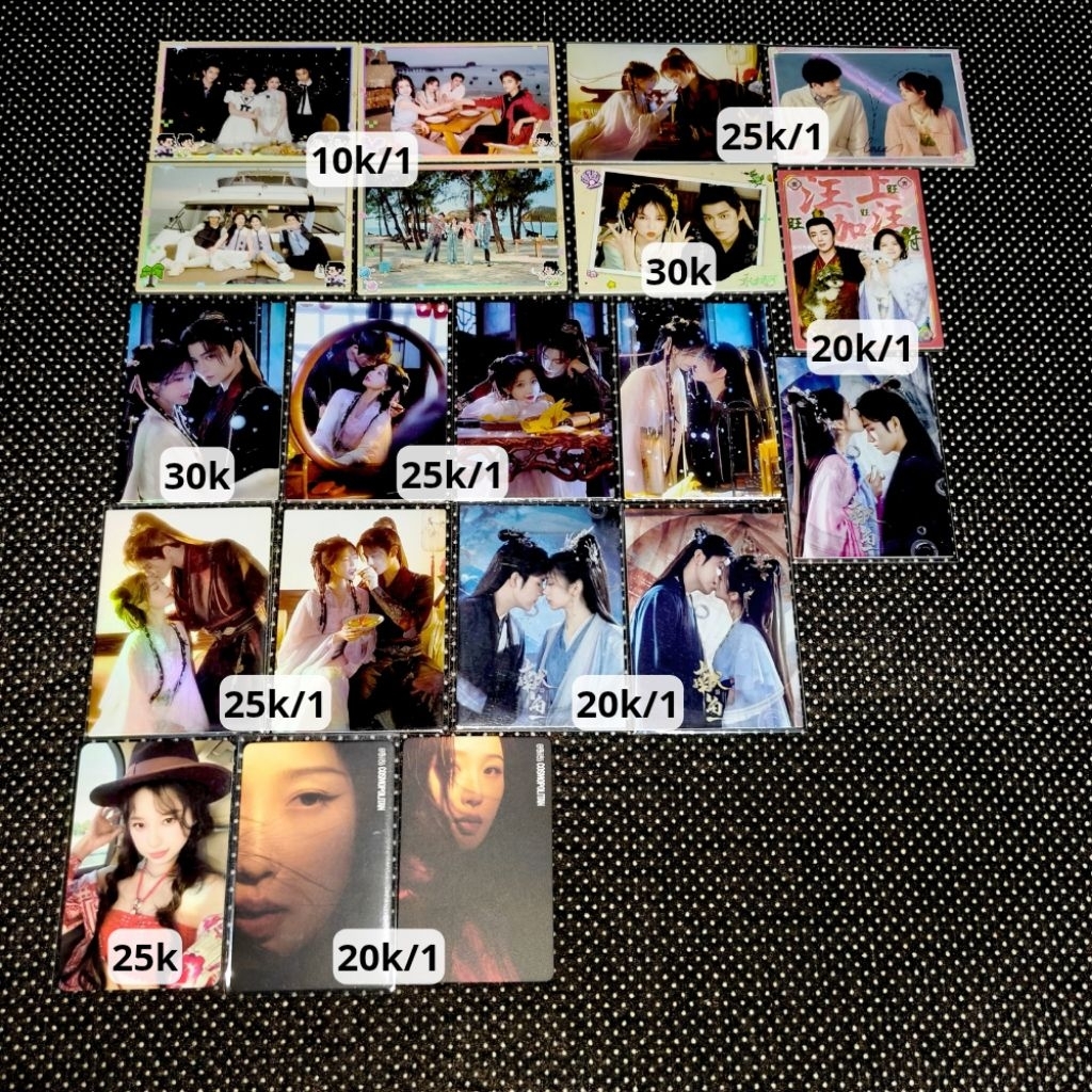 [WAJIB CO PACKING] official photocard pc drama china drachin lgief love game in eastern fantasy a dr