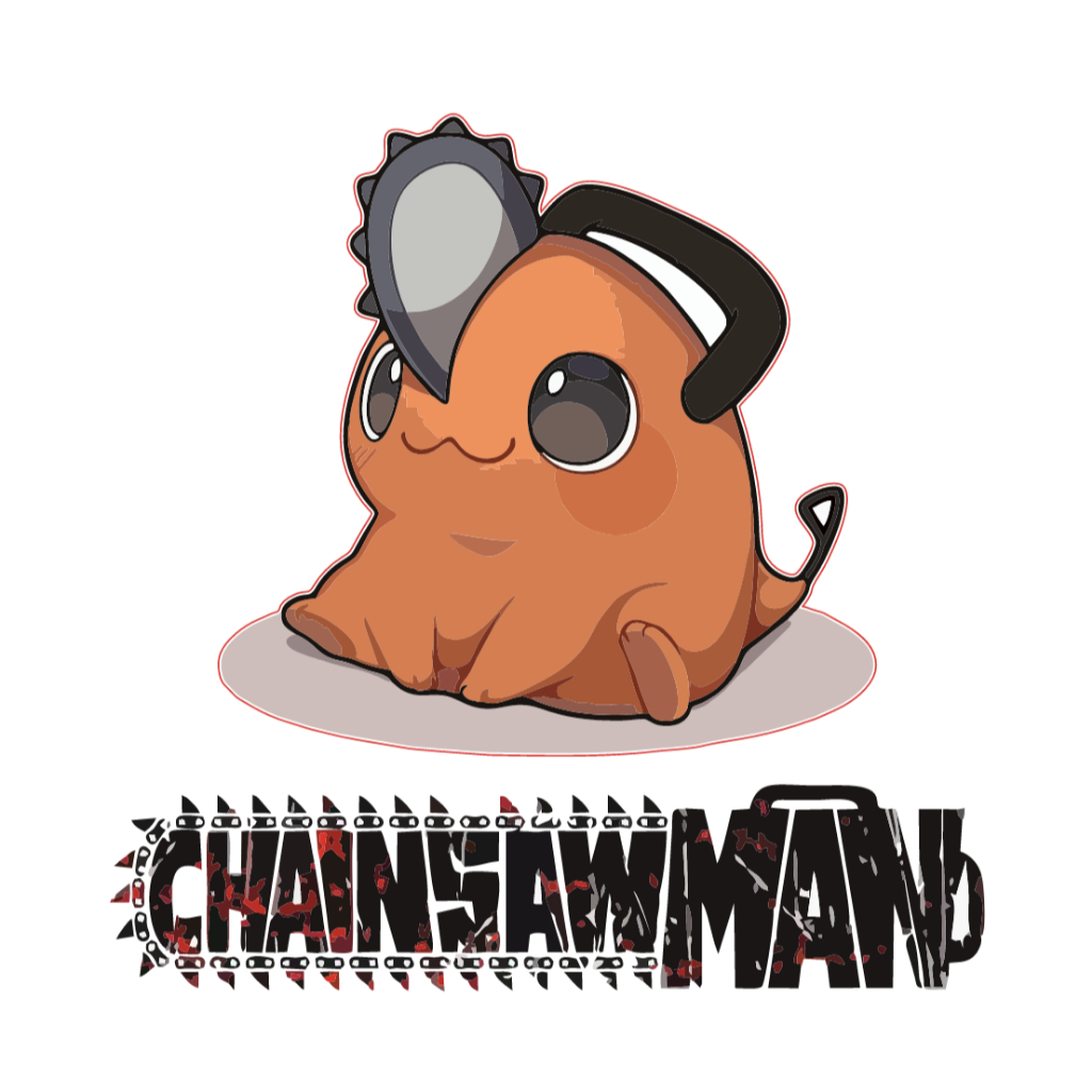 Sticker Anime - CSM004 - Chainsaw Man - Pochita