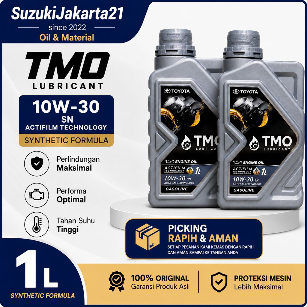 Oli Mesin TMO 10W30 Full Synthetic Original