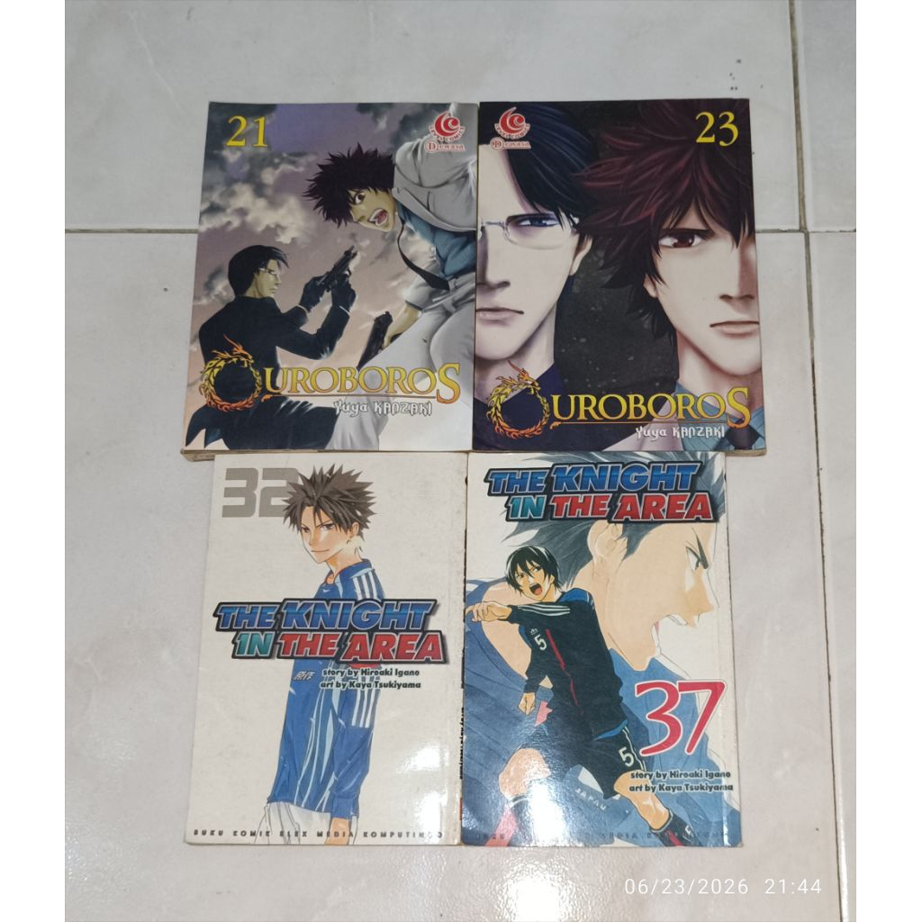 komik OUROBOROS 21 / OUROBOROS 23 / THE KNIGHT IN THE AREA 32 / THE KNIGHT IN THE AREA 37