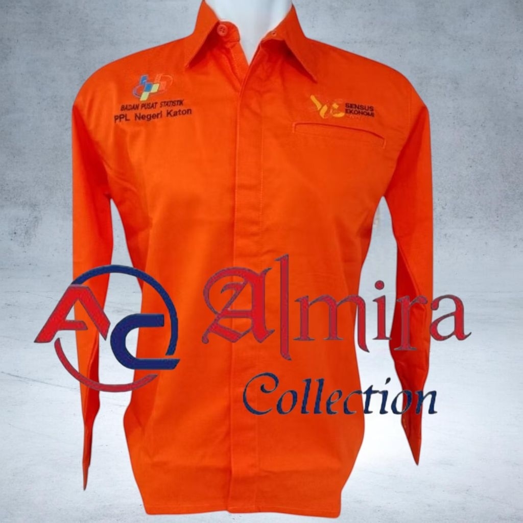 kemeja BPS sensus ekonomi 2026 lengan panjang baju bps sensus seragam bps sensus