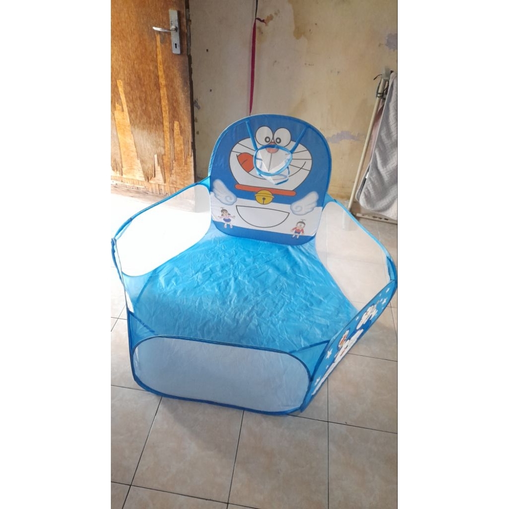 ( PRELOVED ) Mainan anak Kolam Bola 1 pcs, 2 Fungsi ( Kolam Bola + ring basket mini )