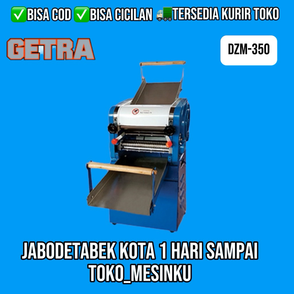 MESIN PENCETAK MIE GETRA DZM-350 NOODLE MAKER PENGGILING ADONAN MIE