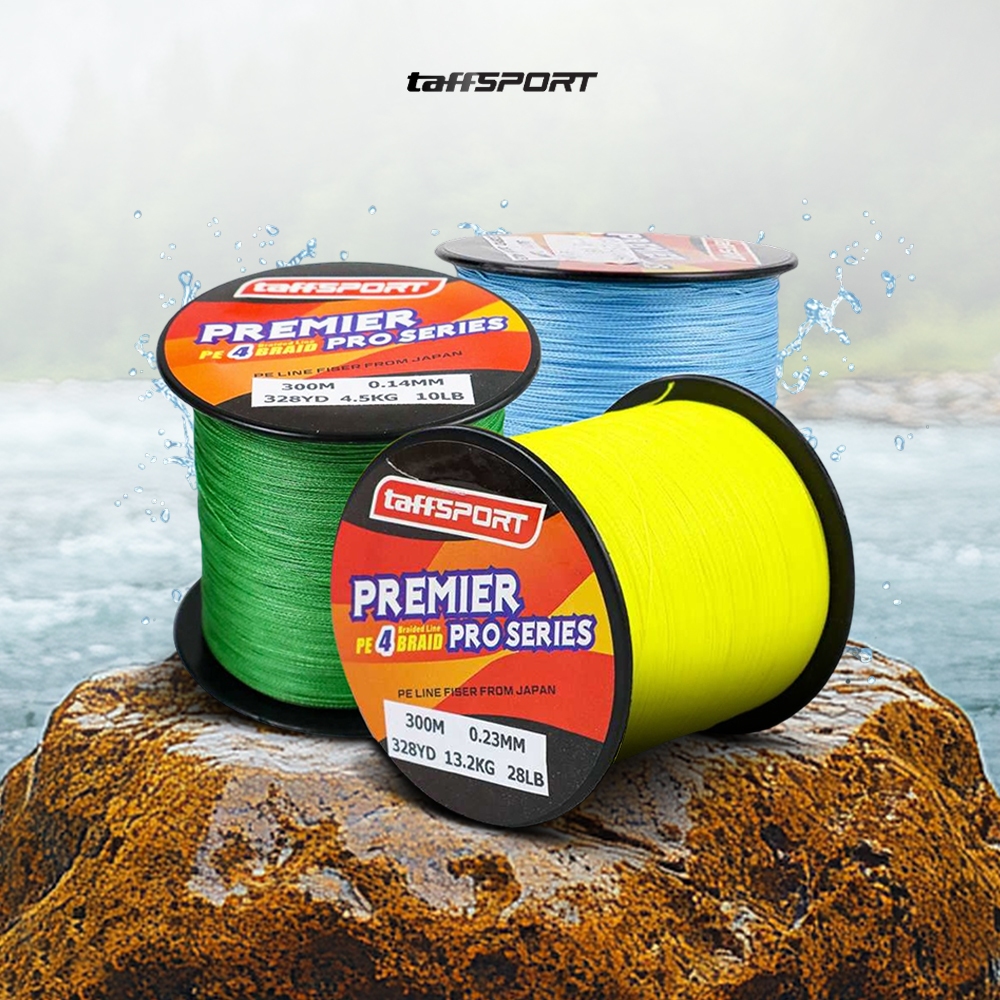 Premier Pro Series Senar Benang Tali Pancing PE Braided 300 M 0.23 0.33 0.14 mm