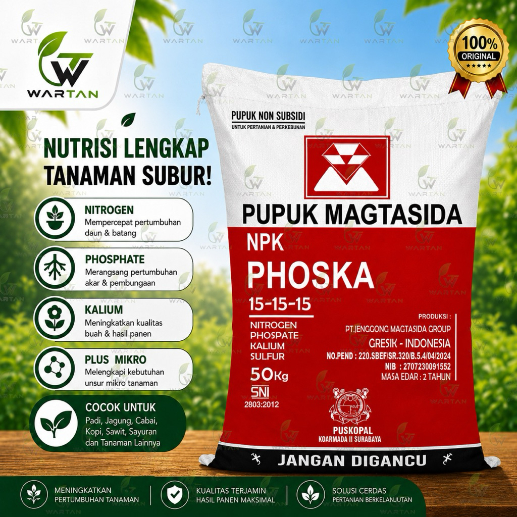 Magtasida Jenggong Npk Phoska Merah 50kg
