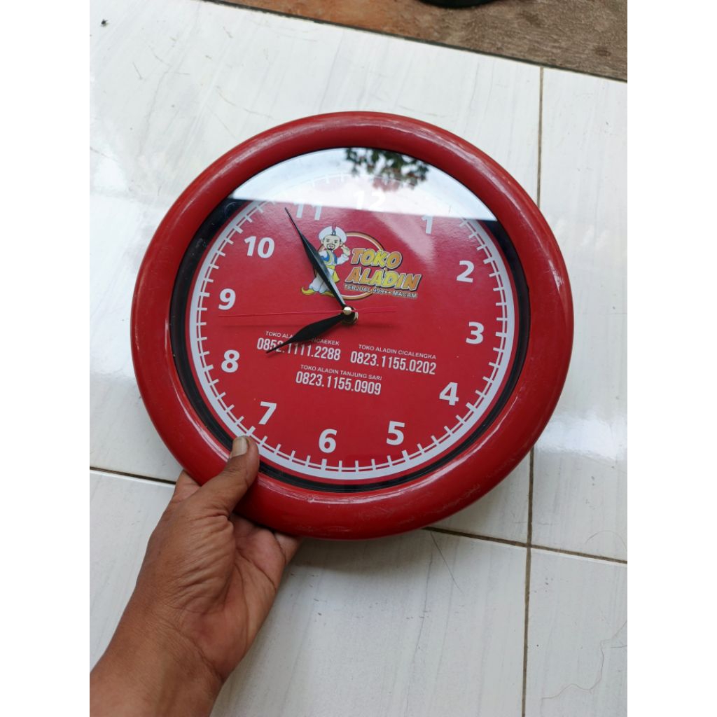 jam dinding second edisi toko alladin cicalengka bandung