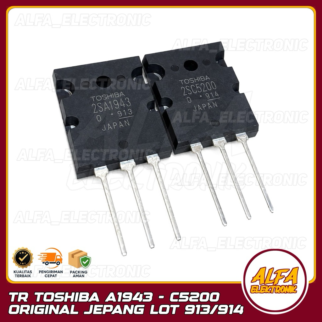 TR TOSHIBA A1943-C5200 ORIGINAL JEPANG TR TOSHIBA ORY LOT 913/914