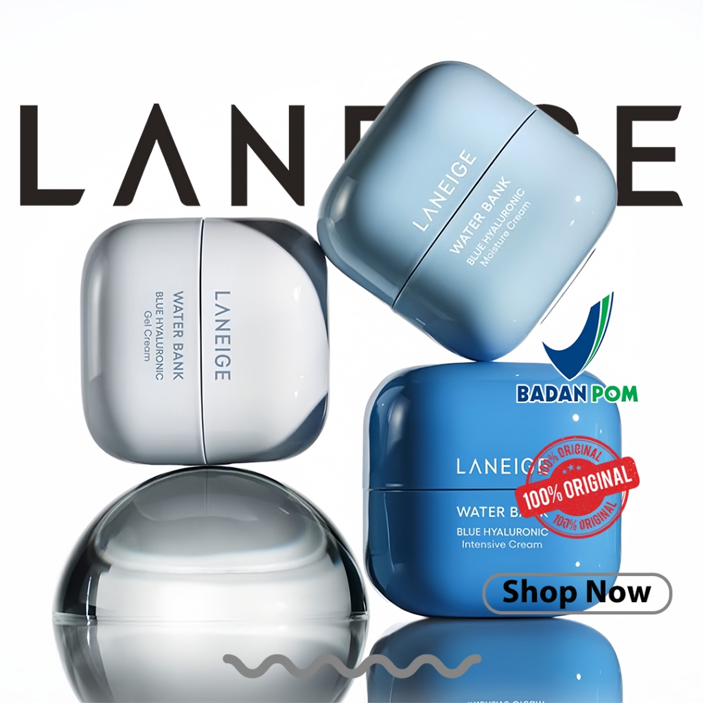 Laneige Water Bank Blue Hyaluronic Moisturizer 50ml / Gel Moisturizer / Cream Moisturizer /  Intensi