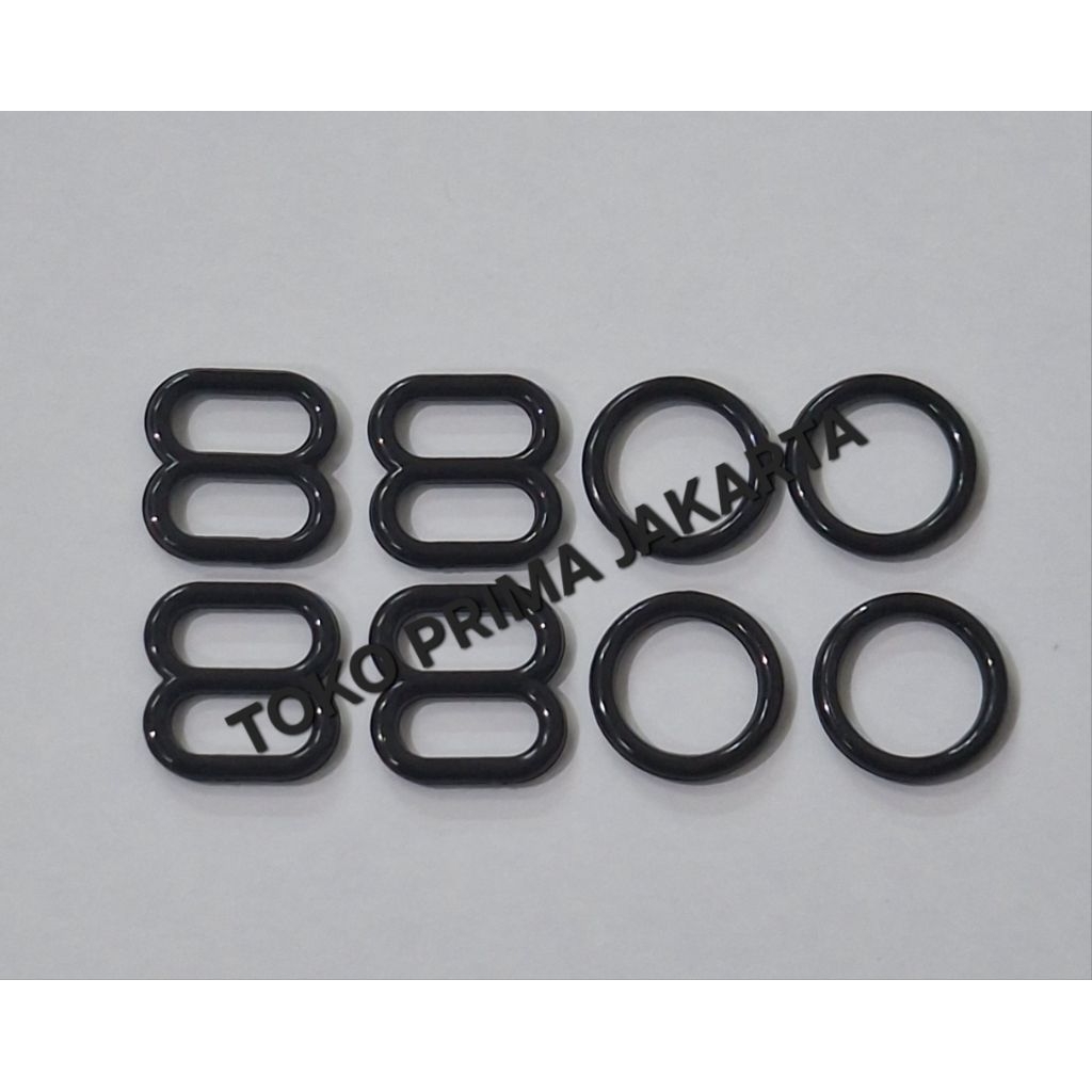 RING BRA UNTUK KAIT BH 6 MM HITAM