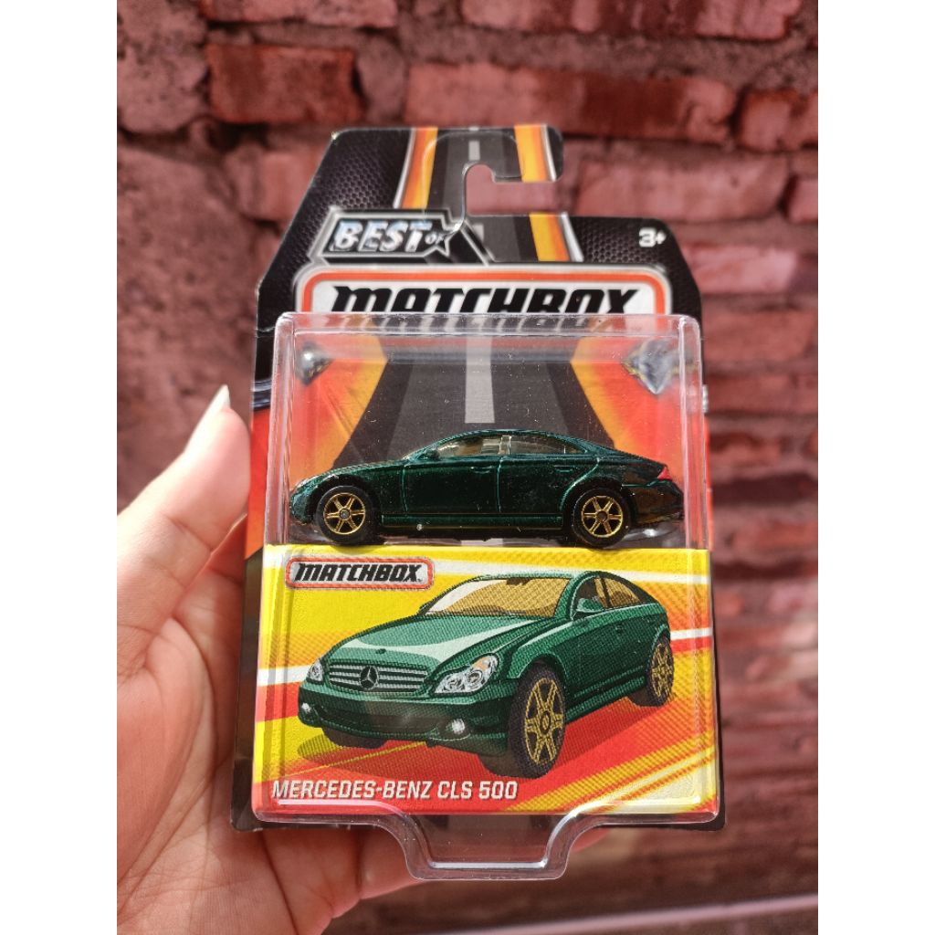 matchbox best of Mercedes Benz CLS 500 hijau tosca
