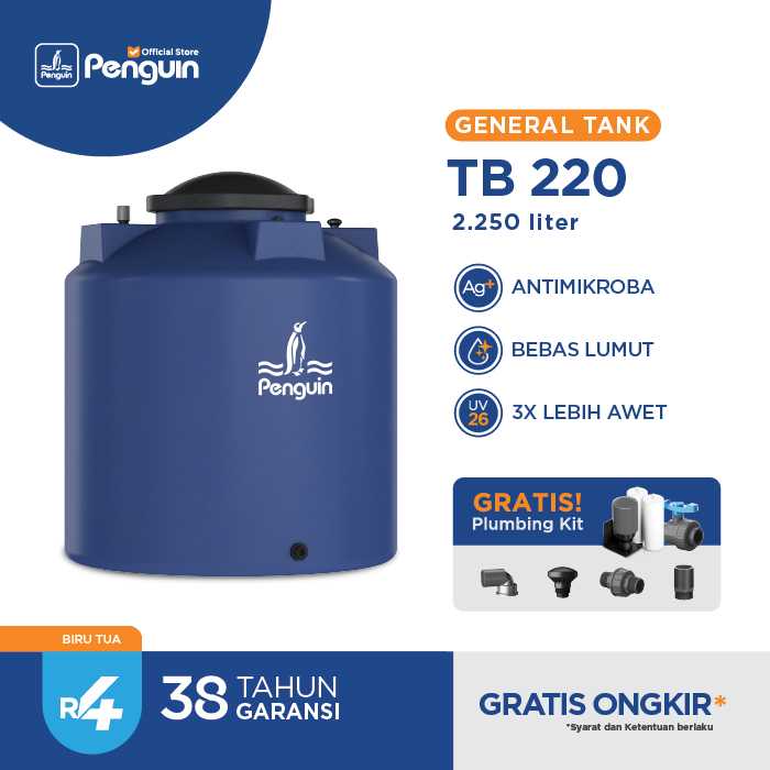 Penguin Tangki Air Toren Tandon General Tank 2200 Liter TB-220