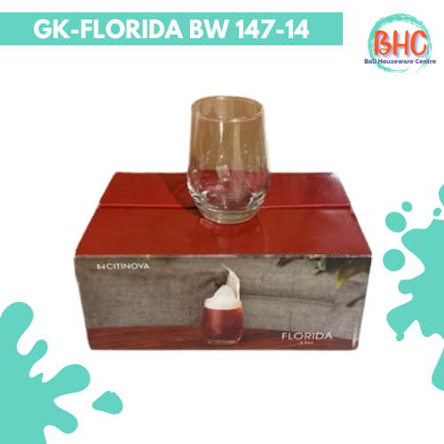 GELAS KACA FLORIDA CITINOVA 1 PCS