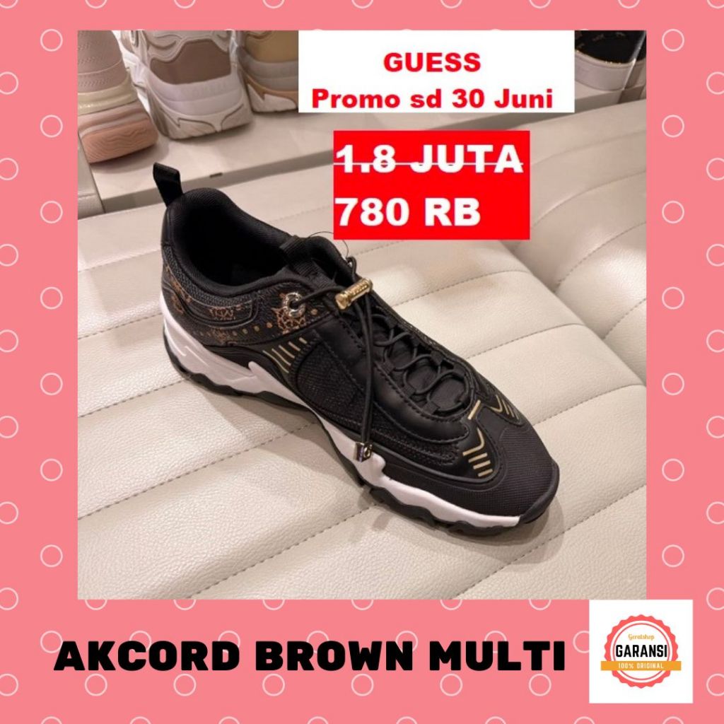 Sepatu sneakers wanita seri RONII Guess 100% original store