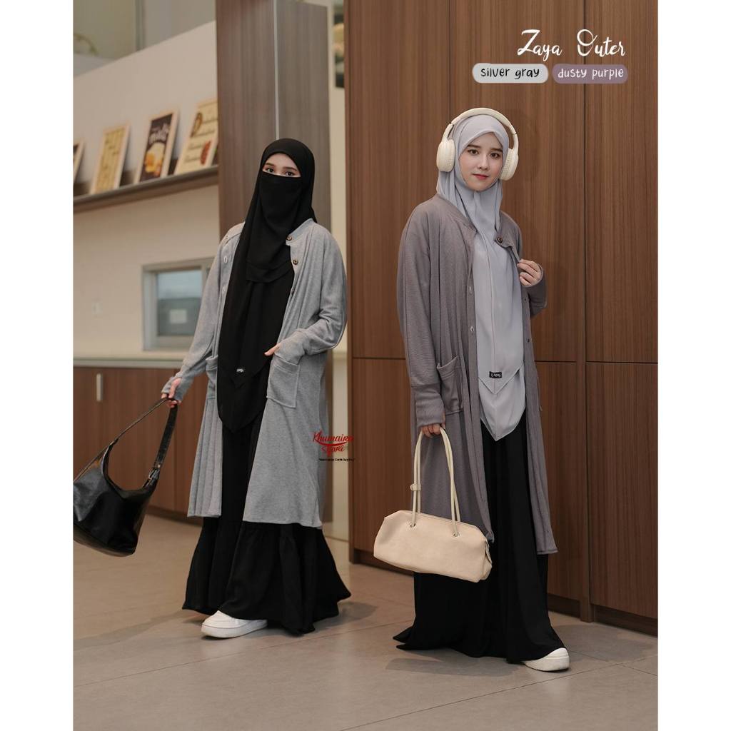 NEW ZAYA OUTER MODEST SYARI BY KHUMAIRA