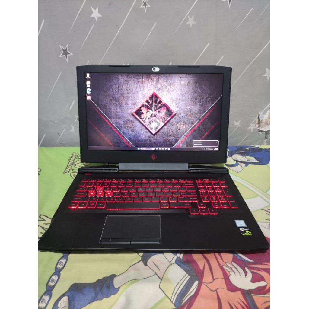 laptop gaming hp omen 15 i7 7700hq GTX 1050 TI