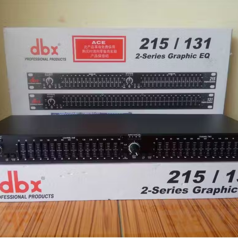 EQUALIZER DBX 215 ORIGINAL 2 SERIES GRAPHIC EQUALIZER DUAL 15-BAND EQUALISER