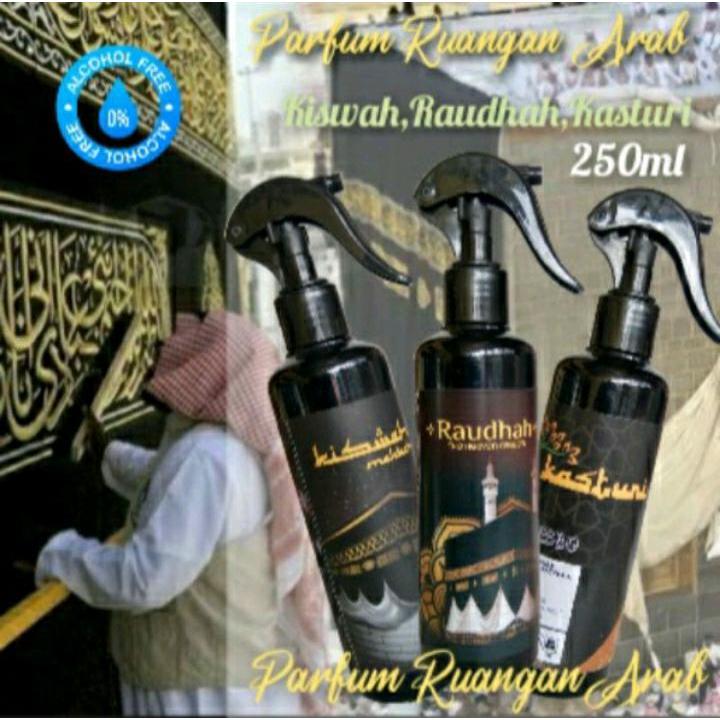 Parfum Arab Ruangan Rindu Ka'bah 250ml spray