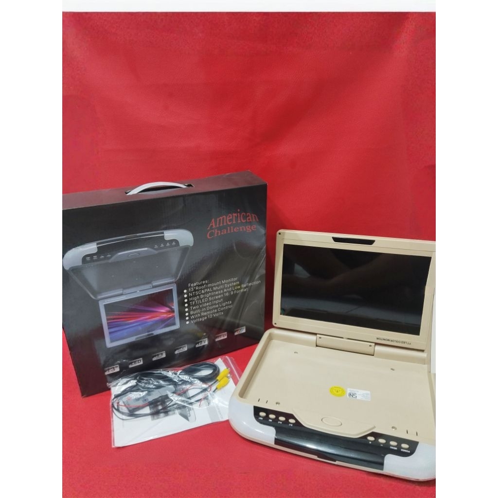 Star Tv Monitor Plafon American Challenge Layar 13" /Tv Plafon American Challenge 13" / TV Roof