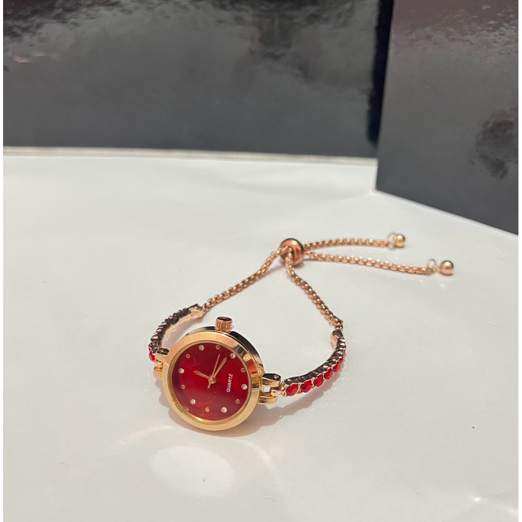 VS Jam tangan serut mewah jam tangan titanium rose gold
