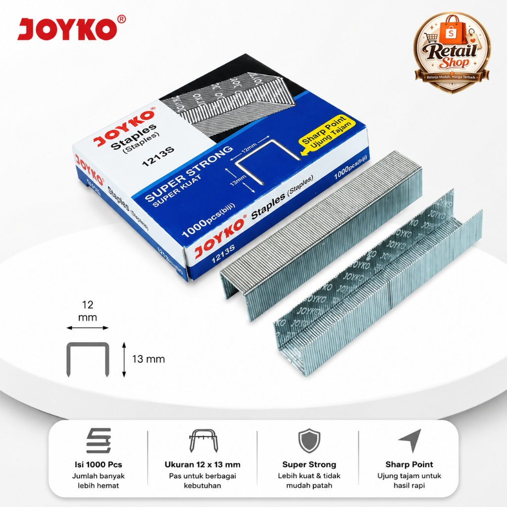 Isi Staples Jilid Joyko 1213S / Isi Stapler Jilid Joyko