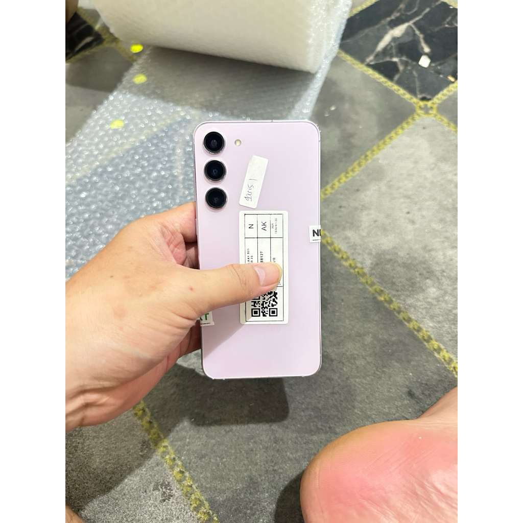 Samsung s23 plus 8/256 ex sein min lcd garis satu lainnya aman fisik mulus plastik muter kek unit on