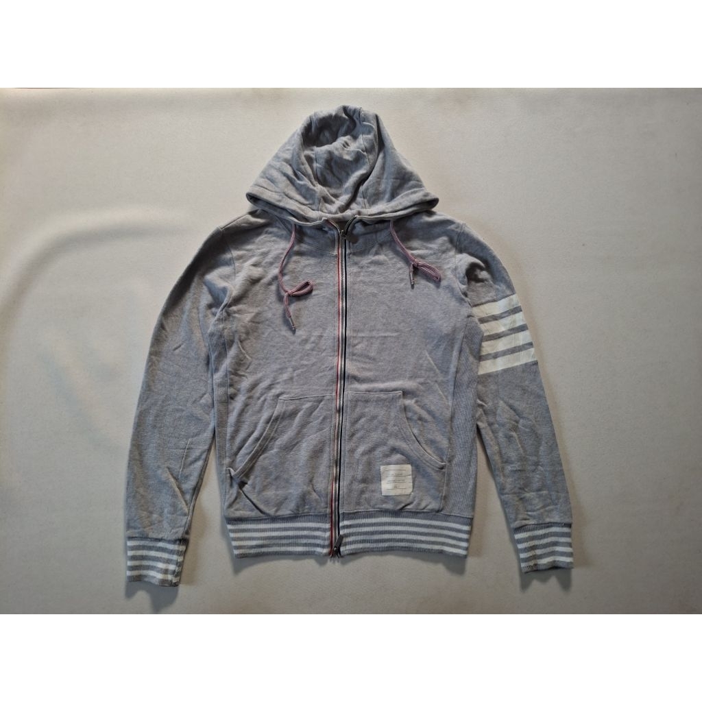 ZIP HOODIE THOM BROWNE NEW YORK