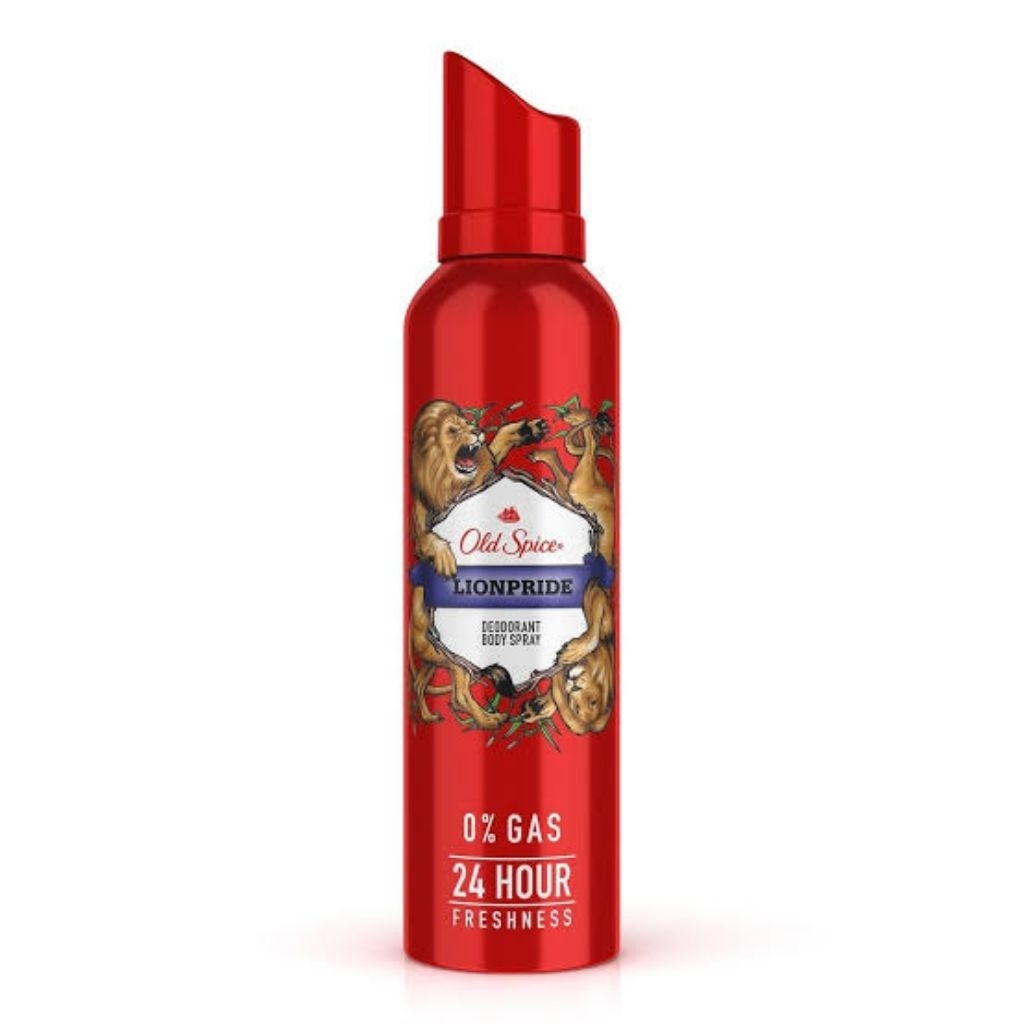 Old Spice Lionpride Deodorant Body Spray Perfume 24HR Freshness Fragrance 140ML
