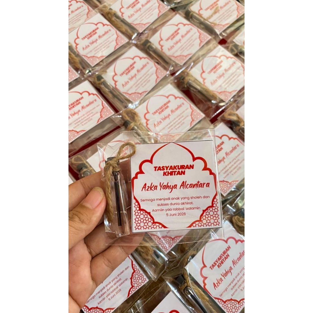100 pcs souvenir parfum khitan/ sunatan
