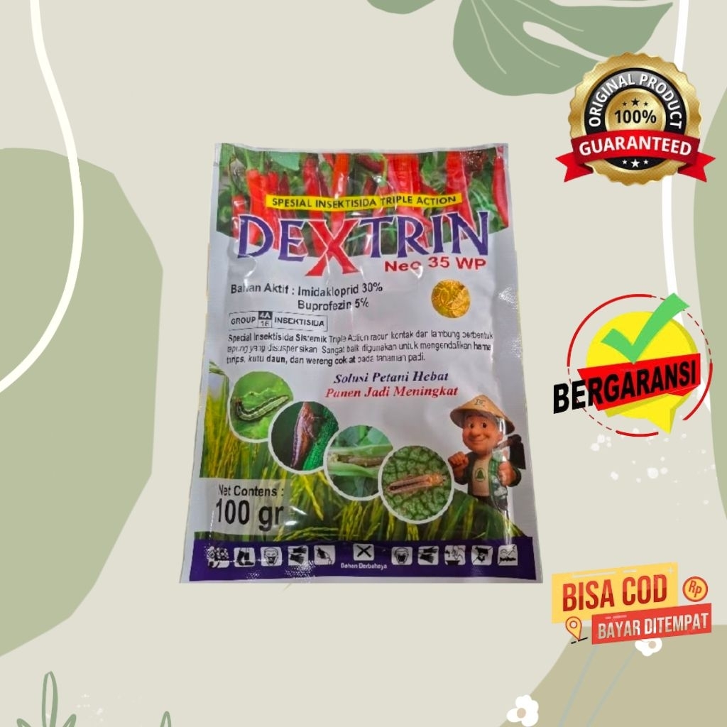 INSEKTISIDA DEXTRIN 35 WP 100 GRAM
