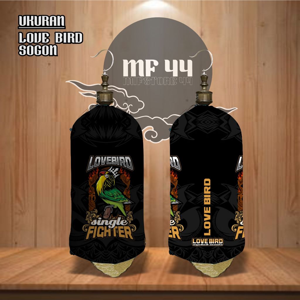 krodong lovebird sogon,bahan jersey,desain keren bisa custom