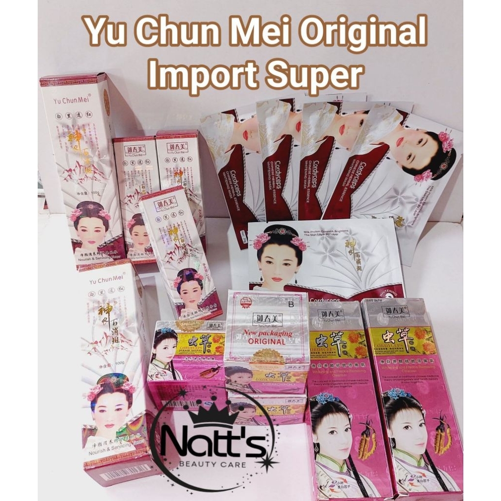 Set Yu Chun Mei / Paket Lengkap Yu Chun Mei (Cordyceps) Import