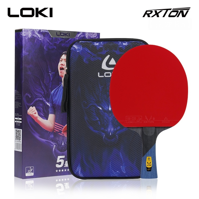 Bet Pingpong Bet Tenis Meja Loki 5 Star Carbon Original / Set Bet Pingpong Loki 5 Stars